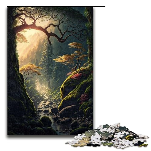 Puzzles für Erwachsene 1000 Teile Fantasy Wald Puzzle Lernspiele für Zuhause DIY Spielzeug tolles Geschenk für Spiele 1000 Teile von QSYFNBZL