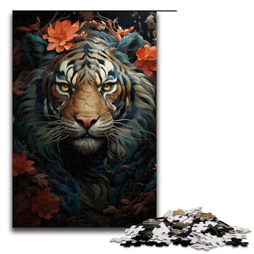 Puzzles für Erwachsene 1000 Teile Mystic Tiger Puzzle Lernspiele für Zuhause DIY Spielzeug tolles Geschenk für Spiele 1000 Teile von QSYFNBZL
