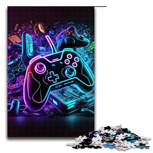 Puzzles für Erwachsene 1000 Teile Neon Spielmuster Zusammenbau hilft dem Gehirn süchtig machendes Spielzeug zu trainieren um Geduld zu fördern 75 x 50 cm Puzzles für Erwachsene 1000 Teile Neon Spielmuster Zusammenbau hilft dem Gehirn süchtig machendes Spielzeug zu trainieren um Geduld zu fördern 75 x 50 cm von QSYFNBZL