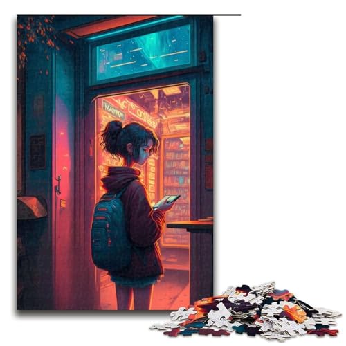 Puzzles für Erwachsene 1000 Teile Neon Store Toy Denkspiel ganze Familie 75 x 50 cm Puzzles für Erwachsene 1000 Teile Neon Store Toy Denkspiel ganze Familie 75 x 50 cm von QSYFNBZL