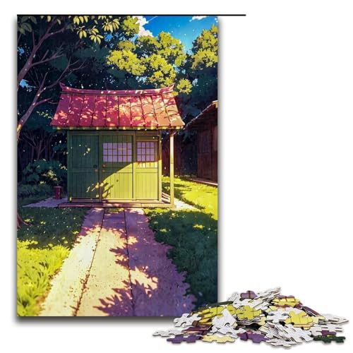Puzzles für Erwachsene 1000 Teile Spielzeug Intellektuelles Spiel im japanischen Stil ganze Familie 75 x 50 cm von QSYFNBZL