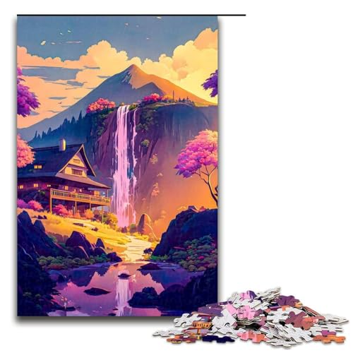 Puzzles für Erwachsene 1000 Teile Spielzeug Intellektuelles Spiel im japanischen Stil ganze Familie 75 x 50 cm Puzzles für Erwachsene 1000 Teile Spielzeug Intellektuelles Spiel im japanischen Stil ganze Familie 75 x 50 cm von QSYFNBZL