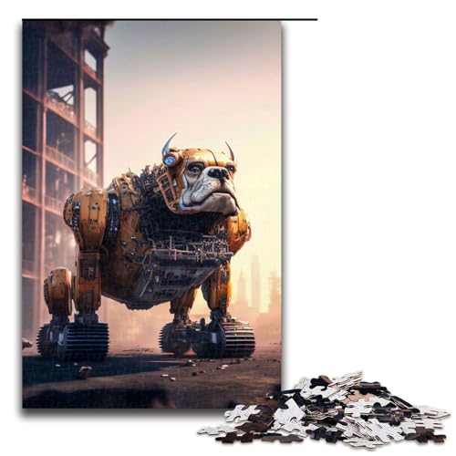 für Erwachsene 1000 Bulldog Puzzles für Holzpuzzle Weihnachtspuzzle Geschenke 75x50cm für Erwachsene 1000 Bulldog Puzzles für Holzpuzzle Weihnachtspuzzle Geschenke 75x50cm von QSYFNBZL