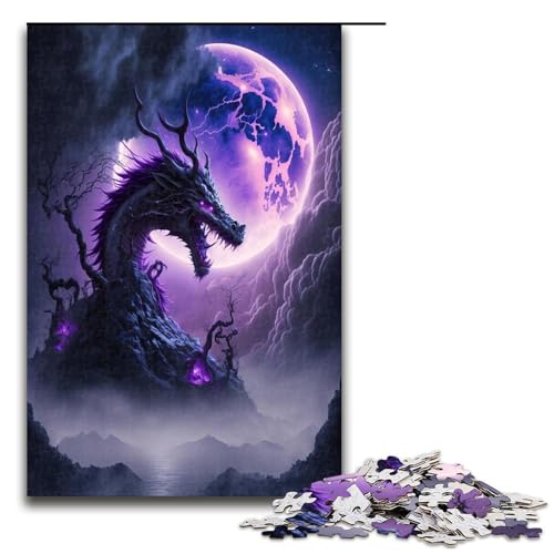 für Erwachsene 1000 Drachen Puzzles für Holzpuzzle Weihnachtspuzzle Geschenke 75x50cm für Erwachsene 1000 Drachen Puzzles für Holzpuzzle Weihnachtspuzzle Geschenke 75x50cm von QSYFNBZL