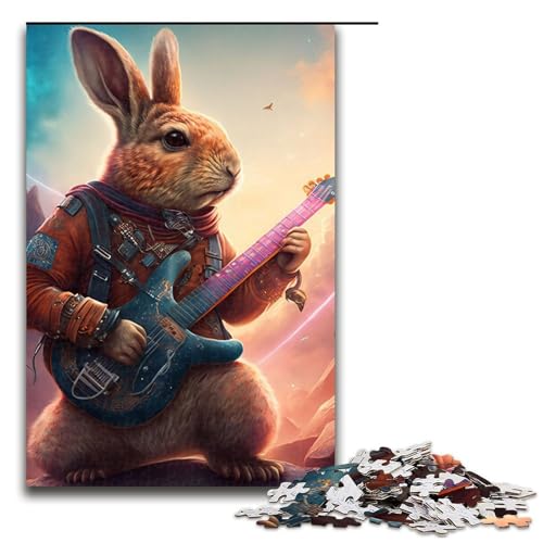 für Erwachsene 1000 Kaninchen Gitarre Tier 14 Puzzles für Holzpuzzle Weihnachtspuzzle Geschenke 75x50cm für Erwachsene 1000 Kaninchen Gitarre Tier 14 Puzzles für Holzpuzzle Weihnachtspuzzle Geschenke 75x50cm von QSYFNBZL