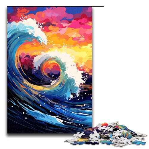 für Erwachsene 1000 Meereswellen sind von Spritzern umgeben Viele Bunte Puzzles für Holzpuzzles Weihnachtspuzzlegeschenke 1000 Teile für Erwachsene 1000 Meereswellen sind von Spritzern umgeben Viele Bunte Puzzles für Holzpuzzles Weihnachtspuzzlegeschenke 1000 Teile von QSYFNBZL