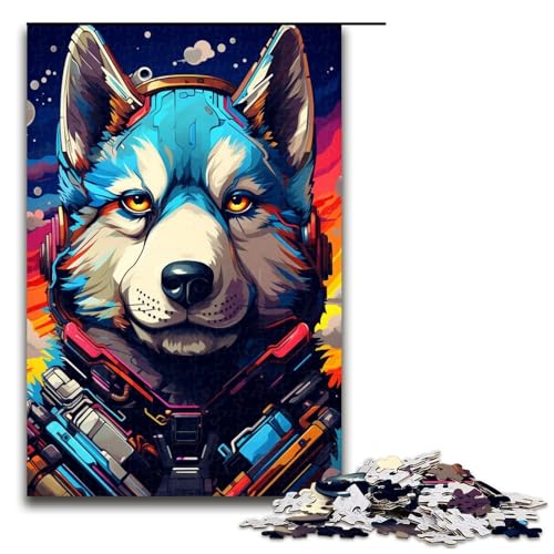 für Erwachsene 1000 Robot Husky von SplattersLots Dicke farbige Wolken Puzzles für Holzpuzzle Weihnachtspuzzle Geschenke 75 x 50 cm für Erwachsene 1000 Robot Husky von SplattersLots Dicke farbige Wolken Puzzles für Holzpuzzle Weihnachtspuzzle Geschenke 75 x 50 cm von QSYFNBZL