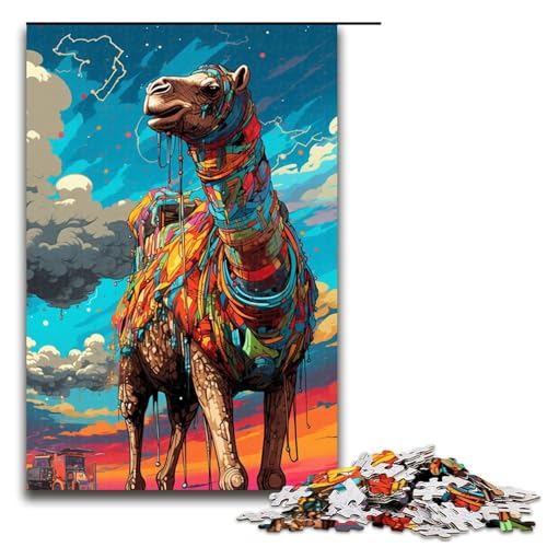 für Erwachsene 1000 Roboter Kamel von SplattersLots Dicke farbige Wolken Puzzles für Holzpuzzle Weihnachtspuzzle Geschenke 75 x 50 cm für Erwachsene 1000 Roboter Kamel von SplattersLots Dicke farbige Wolken Puzzles für Holzpuzzle Weihnachtspuzzle Geschenke 75 x 50 cm von QSYFNBZL