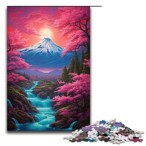 für Erwachsene 1000 Sakura und japanische Berge Puzzles für Holzpuzzle Weihnachtspuzzle Geschenke 75x50cm für Erwachsene 1000 Sakura und japanische Berge Puzzles für Holzpuzzle Weihnachtspuzzle Geschenke 75x50cm von QSYFNBZL