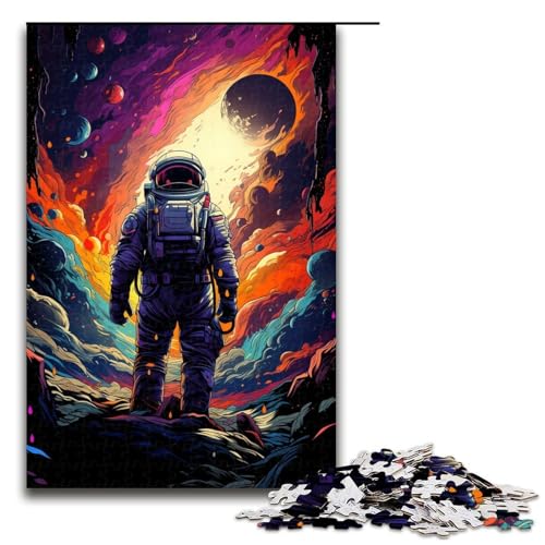 für Erwachsene 1000 Teile Die farbenfrohe Psychedelia der Raumfahrt Puzzles für Erwachsene Holzpuzzle Schwierig und herausfordernd 75x50cm für Erwachsene 1000 Teile Die farbenfrohe Psychedelia der Raumfahrt Puzzles für Erwachsene Holzpuzzle Schwierig und herausfordernd 75x50cm von QSYFNBZL