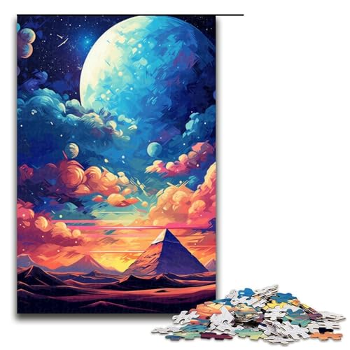 für Erwachsene 1000 Teile Pyramiden von Ägypten sind von Spritzern umgeben viele Farben Puzzles für Erwachsene Holzpuzzle schwierig und herausfordernd 75 x 50 cm für Erwachsene 1000 Teile Pyramiden von Ägypten sind von Spritzern umgeben viele Farben Puzzles für Erwachsene Holzpuzzle schwierig und herausfordernd 75 x 50 cm von QSYFNBZL