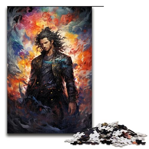 für Erwachsene 1000 farbenfrohe psychedelische Krieger Puzzles für Holzpuzzle Weihnachtspuzzle Geschenke 75 x 50 cm für Erwachsene 1000 farbenfrohe psychedelische Krieger Puzzles für Holzpuzzle Weihnachtspuzzle Geschenke 75 x 50 cm von QSYFNBZL