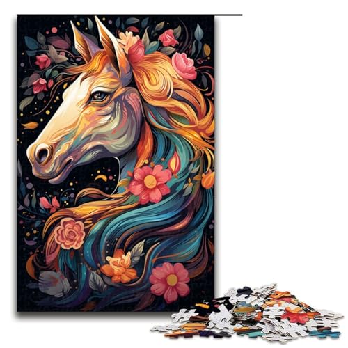 für Erwachsene 1000 psychedelische Bunte Einhorn Puzzles für Holzpuzzle Weihnachtspuzzle Geschenke 75x50cm für Erwachsene 1000 psychedelische Bunte Einhorn Puzzles für Holzpuzzle Weihnachtspuzzle Geschenke 75x50cm von QSYFNBZL