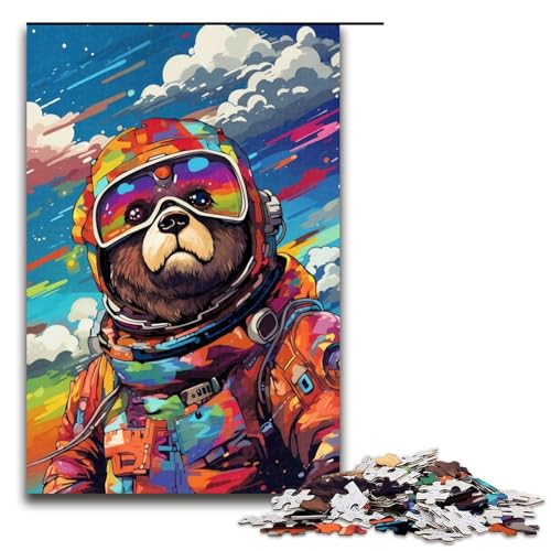 für Erwachsene 1000 teiliger Roboterotter von SplattersLots Dicke farbige Wolkenpuzzles für Erwachsene schwierig und anspruchsvoll 75 x 50 cm von QSYFNBZL