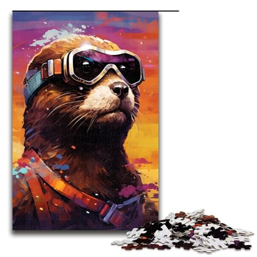 für Erwachsene 1000 teiliger Roboterotter von SplattersLots Dicke farbige Wolkenpuzzles für Erwachsene schwierig und anspruchsvoll 75 x 50 cm für Erwachsene 1000 teiliger Roboterotter von SplattersLots Dicke farbige Wolkenpuzzles für Erwachsene schwierig und anspruchsvoll 75 x 50 cm von QSYFNBZL