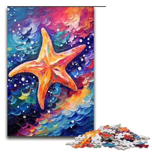 für Erwachsene 1000 teiliger Seestern von SplattersLots mit dicken farbigen Wolken Puzzles für Erwachsene Holzpuzzle schwierig und herausfordernd 1000 Teile für Erwachsene 1000 teiliger Seestern von SplattersLots mit dicken farbigen Wolken Puzzles für Erwachsene Holzpuzzle schwierig und herausfordernd 1000 Teile von QSYFNBZL