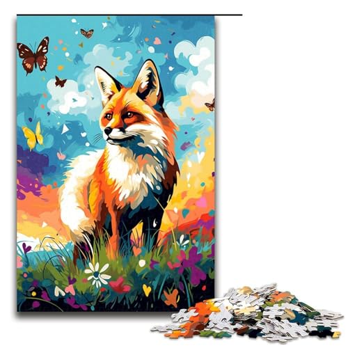 für Erwachsene 1000 teiliges Fuchs und Schmetterlings Puzzle von SplattersLots of Coloured Cloud Puzzles für Erwachsene Holzpuzzle schwierig und anspruchsvoll 75 x 50 cm für Erwachsene 1000 teiliges Fuchs und Schmetterlings Puzzle von SplattersLots of Coloured Cloud Puzzles für Erwachsene Holzpuzzle schwierig und anspruchsvoll 75 x 50 cm von QSYFNBZL