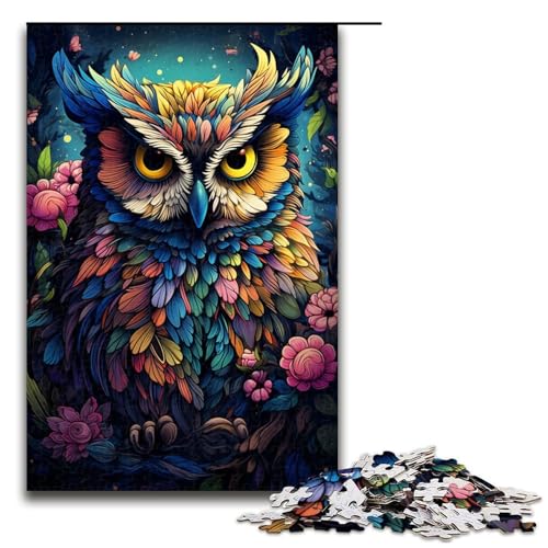 für Erwachsene 1000 teiliges Mal Farb Tier Eulen Puzzle für Erwachsene Holzpuzzle Schwierig und herausfordernd 75x50cm für Erwachsene 1000 teiliges Mal Farb Tier Eulen Puzzle für Erwachsene Holzpuzzle Schwierig und herausfordernd 75x50cm von QSYFNBZL