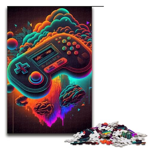für Erwachsene 1000 teiliges Neon Spiel Puzzle für Erwachsene Holzpuzzle schwierig und herausfordernd 75 x 50 cm für Erwachsene 1000 teiliges Neon Spiel Puzzle für Erwachsene Holzpuzzle schwierig und herausfordernd 75 x 50 cm von QSYFNBZL