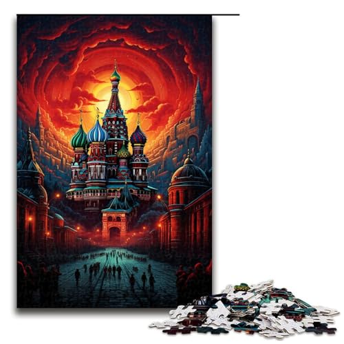 für Erwachsene 1000 teiliges Puzzle Russland Rotes Quadrat für Erwachsene Holzpuzzle schwierig und herausfordernd 75 x 50 cm für Erwachsene 1000 teiliges Puzzle Russland Rotes Quadrat für Erwachsene Holzpuzzle schwierig und herausfordernd 75 x 50 cm von QSYFNBZL