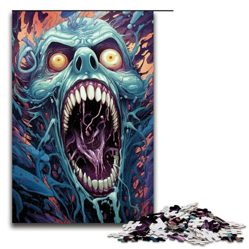 für Erwachsene 1000 teiliges Sternenhimmel Farbgemälde Monster Puzzle für Erwachsene Holzpuzzle schwierig und herausfordernd 75 x 50 cm für Erwachsene 1000 teiliges Sternenhimmel Farbgemälde Monster Puzzle für Erwachsene Holzpuzzle schwierig und herausfordernd 75 x 50 cm von QSYFNBZL