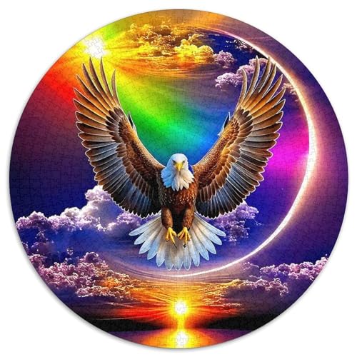 Adler Muster Puzzle 1000 Teile Für Erwachsene Und Kinder Raptor Adler Impossible Geschicklichkeitsspiel Klassische Geschenk Home Dekoration Clevere Rätsel 1000pcs (67.5x67.5cm) von QTIVARLEN