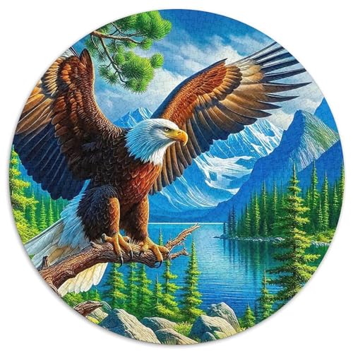 Adler Muster Puzzle 1000 Teile Für Erwachsene Und Kinder Raptor Adler Impossible Geschicklichkeitsspiel Klassische Geschenk Wunderschönes Dekoration Clevere Rätsel 1000pcs (67.5x67.5cm) von QTIVARLEN