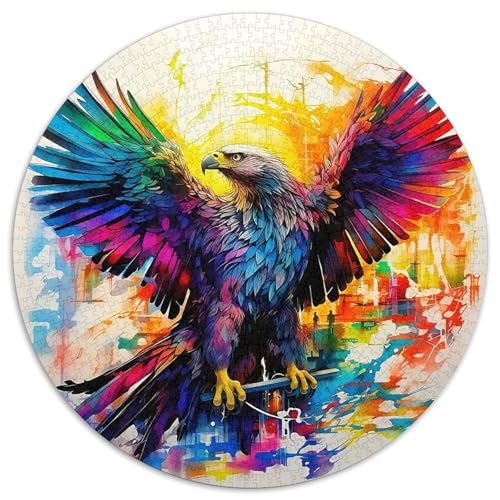 Adler Muster Puzzle 1000 Teile Für Erwachsene Und Kinder Raptor Adler Impossible Geschicklichkeitsspiel Klassische Geschenk Wunderschönes Dekoration in Bewährter Qualität 1000pcs (67.5x67.5cm) von QTIVARLEN