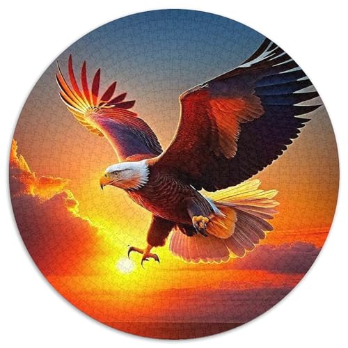 Adler Muster Puzzle 1000 Teile Für Erwachsene Und Kinder Raptor Adler Lernspiel Interaktives Spielzeug Home Dekoration in Bewährter Qualität 1000pcs (67.5x67.5cm) von QTIVARLEN