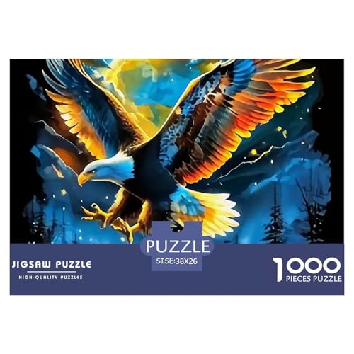 Adler Muster Puzzle 1000 Teile Für Erwachsene Und Kinder Raptor Adler Lernspiel Interaktives Spielzeug Wunderschönes Dekoration in Bewährter Qualität 38x26cm/1000pcs Adler Muster Puzzle 1000 Teile Für Erwachsene Und Kinder Raptor Adler Lernspiel Interaktives Spielzeug Wunderschönes Dekoration in Bewährter Qualität 38x26cm/1000pcs von QTIVARLEN
