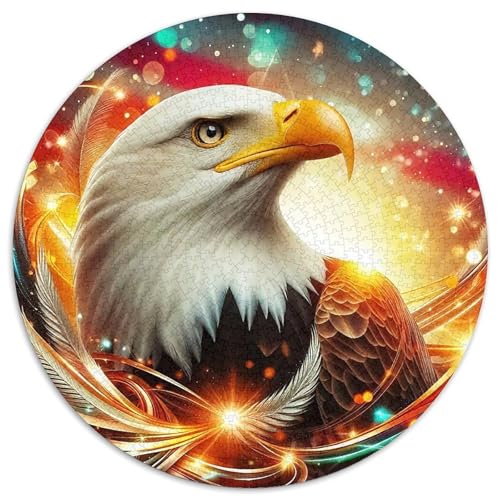 Adler Muster Puzzle 1000 Teile Für Erwachsene Und Kinder Raptor Adler Lernspiel Klassische Geschenk Home Dekoration in Bewährter Qualität 1000pcs (67.5x67.5cm) von QTIVARLEN