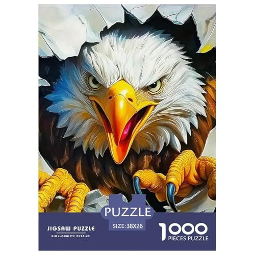 Adler Muster Puzzle 1000 Teile Für Erwachsene Und Kinder Raptor Adler Lernspiel Klassische Geschenk Home Dekoration in Bewährter Qualität 38x26cm/1000pcs Adler Muster Puzzle 1000 Teile Für Erwachsene Und Kinder Raptor Adler Lernspiel Klassische Geschenk Home Dekoration in Bewährter Qualität 38x26cm/1000pcs von QTIVARLEN