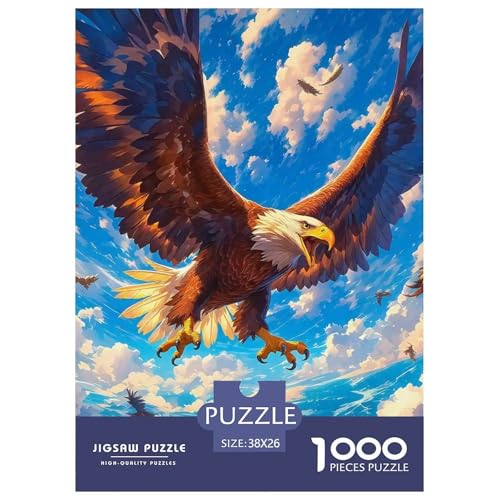 Adler Muster Puzzle 1000 Teile Für Erwachsene Und Kinder Raptor Adler Lernspiel Klassische Geschenk Wunderschönes Dekoration Clevere Rätsel 38x26cm/1000pcs Adler Muster Puzzle 1000 Teile Für Erwachsene Und Kinder Raptor Adler Lernspiel Klassische Geschenk Wunderschönes Dekoration Clevere Rätsel 38x26cm/1000pcs von QTIVARLEN