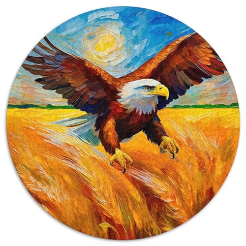 Adler Muster Puzzle 1000 Teile Für Erwachsene Und Kinder Raptor Adler Lernspiel Klassische Geschenk Wunderschönes Dekoration in Bewährter Qualität 1000pcs (67.5x67.5cm) von QTIVARLEN