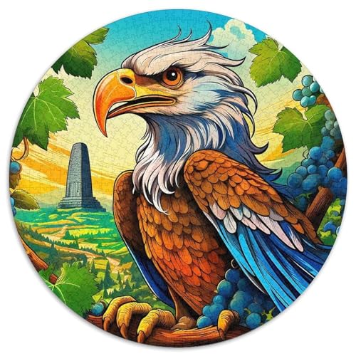 Adler Muster Puzzle 1000 Teile Für Erwachsene Und Kinder Raptor Adler Lernspiel Pädagogisches Spielzeug Home Dekoration in Bewährter Qualität 1000pcs (67.5x67.5cm) von QTIVARLEN