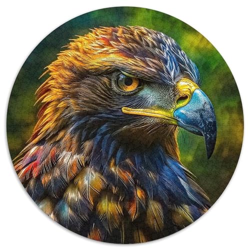Adler Muster Puzzle 1000 Teile Für Erwachsene Und Kinder Raptor Adler Lernspiel Pädagogisches Spielzeug Wunderschönes Dekoration Clevere Rätsel 1000pcs (67.5x67.5cm) von QTIVARLEN