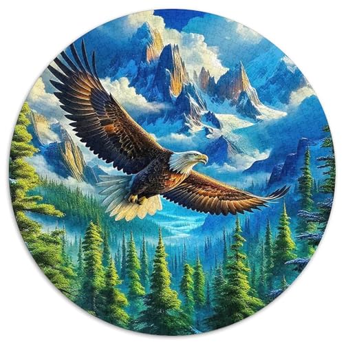 Adler Muster Puzzle 1000 Teilige Für Erwachsene Und Kinder Raptor Adler Herausforderung Spiel Pädagogisches Spielzeug Home Dekoration Clevere Rätsel 1000pcs (67.5x67.5cm) von QTIVARLEN