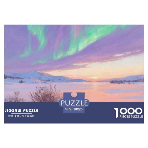 Aurora Stil Farbenfrohes Puzzle 1000 Stück Bewährter Qualität Erwachsene Kinder Schöne Landschaft Puzzlespiele Familie Geschenke Frauen Wanddekoration 38x26cm/1000pcs Aurora Stil Farbenfrohes Puzzle 1000 Stück Bewährter Qualität Erwachsene Kinder Schöne Landschaft Puzzlespiele Familie Geschenke Frauen Wanddekoration 38x26cm/1000pcs von QTIVARLEN