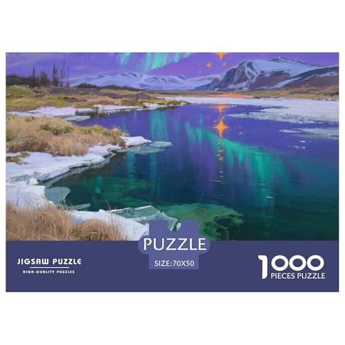 Aurora Stil Farbenfrohes Puzzle 1000 Stück Bewährter Qualität Erwachsene Kinder Schöne Landschaft Puzzlespiele Familie Geschenke Männer Home Dekoration 70x50cm/1000pcs Aurora Stil Farbenfrohes Puzzle 1000 Stück Bewährter Qualität Erwachsene Kinder Schöne Landschaft Puzzlespiele Familie Geschenke Männer Home Dekoration 70x50cm/1000pcs von QTIVARLEN