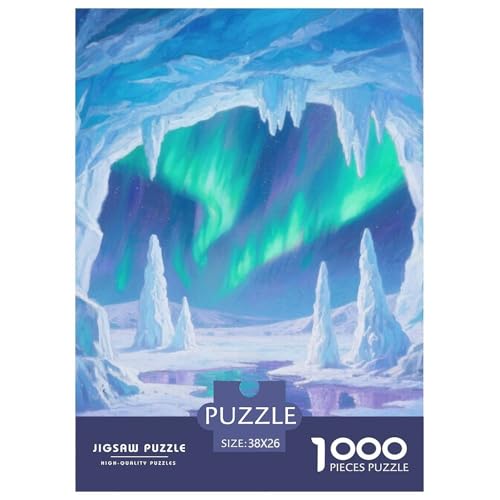 Aurora Stil Farbenfrohes Puzzle 1000 Teile Bewährter Qualität Erwachsene Kinder Schöne Landschaft Geschicklichkeitsspiel Geschenke Frauen Wanddekoration 38x26cm/1000pcs von QTIVARLEN