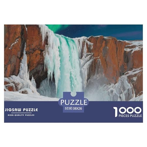 Aurora Stil Farbenfrohes Puzzle 1000 Teile Bewährter Qualität Erwachsene Kinder Schöne Landschaft Puzzlespiele Familie Geschenke Frauen Wanddekoration 38x26cm/1000pcs von QTIVARLEN