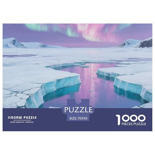 Aurora Stil Puzzles 1000 Teile Bewährter Qualität Erwachsene Kinder Schöne Landschaft Geschicklichkeitsspiel Geschenke Frauen Pädagogisches Spielzeug 70x50cm/1000pcs von QTIVARLEN