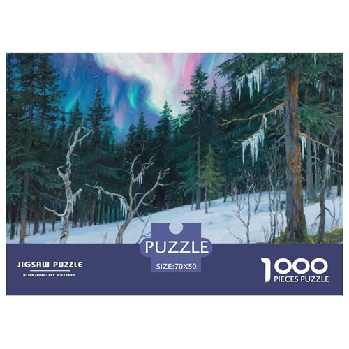 Aurora Stil Puzzles 1000 Teile Bewährter Qualität Erwachsene Kinder Schöne Landschaft Puzzlespiele Familie Geschenke Männer Wanddekoration 70x50cm/1000pcs Aurora Stil Puzzles 1000 Teile Bewährter Qualität Erwachsene Kinder Schöne Landschaft Puzzlespiele Familie Geschenke Männer Wanddekoration 70x50cm/1000pcs von QTIVARLEN