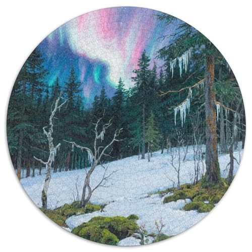 Aurorastil Farbenfrohes Puzzle 1000 Stück Bewährter Qualität Für Erwachsene Und Kinder Schöne Landschaft Geschicklichkeitsspiel Geschenke Für Männer Pädagogisches Spielzeug 1000pcs (67.5x67.5cm) von QTIVARLEN