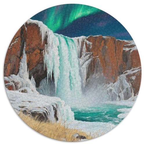 Aurorastil Farbenfrohes Puzzle 1000 Stück Bewährter Qualität Für Erwachsene Und Kinder Schöne Landschaft Puzzlespiele Für Die Ganze Familie Geschenke Für Männer Home Dekoration 1000pcs (67.5x67.5cm) von QTIVARLEN