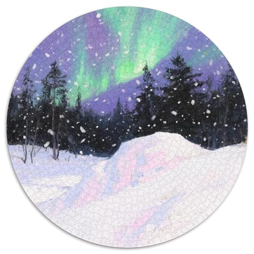 Aurorastil Farbenfrohes Puzzle 1000 Teile Bewährter Qualität Für Erwachsene Und Kinder Schöne Landschaft Geschicklichkeitsspiel Geschenke Für Frauen Wanddekoration 1000pcs (67.5x67.5cm) von QTIVARLEN