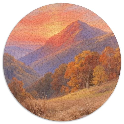 Bergstil Farbenfrohes Puzzle 1000 Stück Bewährter Qualität Für Erwachsene Und Kinder Schöne Landschaft Herausforderndes Rätsel Geschenke Für Männer Pädagogisches Spielzeug 1000pcs (67.5x67.5cm) von QTIVARLEN