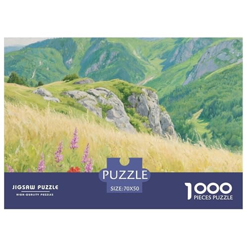 Bergstil Farbenfrohes Puzzle 1000 Teile Bewährter Qualität Erwachsene Kinder Schöne Landschaft Geschicklichkeitsspiel Geschenke Frauen Home Dekoration 70x50cm/1000pcs Bergstil Farbenfrohes Puzzle 1000 Teile Bewährter Qualität Erwachsene Kinder Schöne Landschaft Geschicklichkeitsspiel Geschenke Frauen Home Dekoration 70x50cm/1000pcs von QTIVARLEN