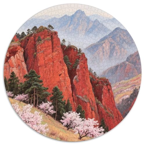 Bergstil Farbenfrohes Puzzle 1000 Teile Bewährter Qualität Für Erwachsene Und Kinder Schöne Landschaft Puzzlespiele Für Die Ganze Familie Geschenke Für Frauen Pädagogisches Spielzeug 1000pcs von QTIVARLEN