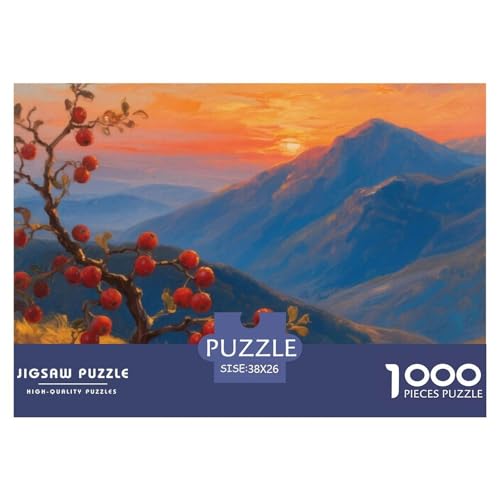 Bergstil Puzzles 1000 Teile Bewährter Qualität Erwachsene Kinder Schöne Landschaft Herausforderndes Rätsel Geschenke Männer Home Dekoration 38x26cm/1000pcs Bergstil Puzzles 1000 Teile Bewährter Qualität Erwachsene Kinder Schöne Landschaft Herausforderndes Rätsel Geschenke Männer Home Dekoration 38x26cm/1000pcs von QTIVARLEN